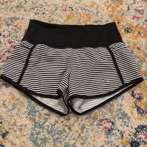 Maven thread Elite Shorts - 3.5'' - B&W Stripes XS